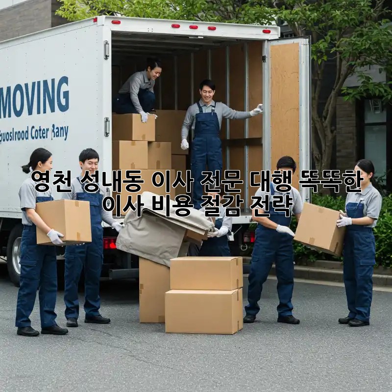 영천 성내동 이사 전문 대행: 똑똑한 이사 비용 절감 전략!