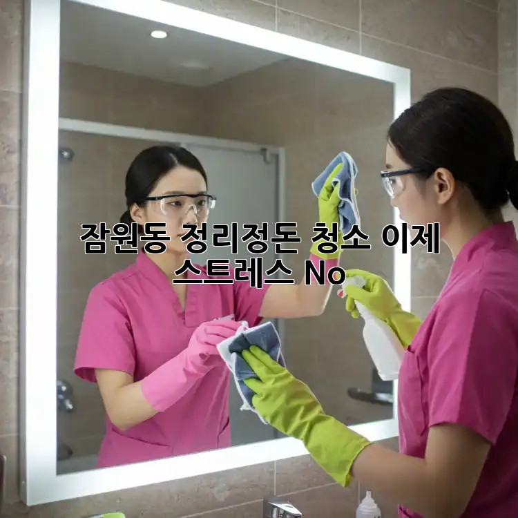 잠원동 정리정돈 청소🧹✨, 이제 스트레스 No! 🙅‍♀️