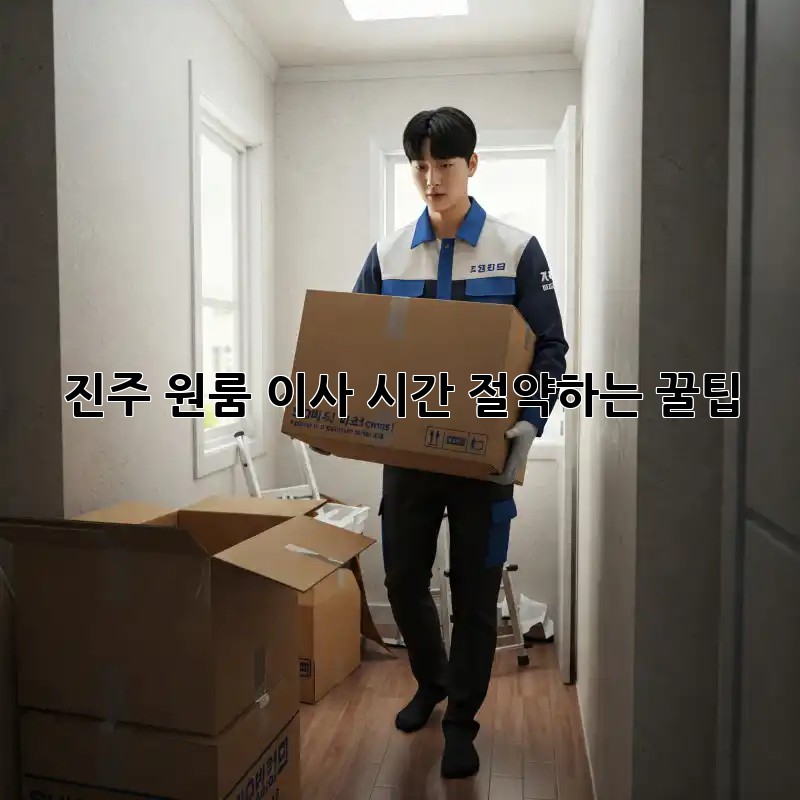 진주 원룸 이사, 시간 절약하는 꿀팁!